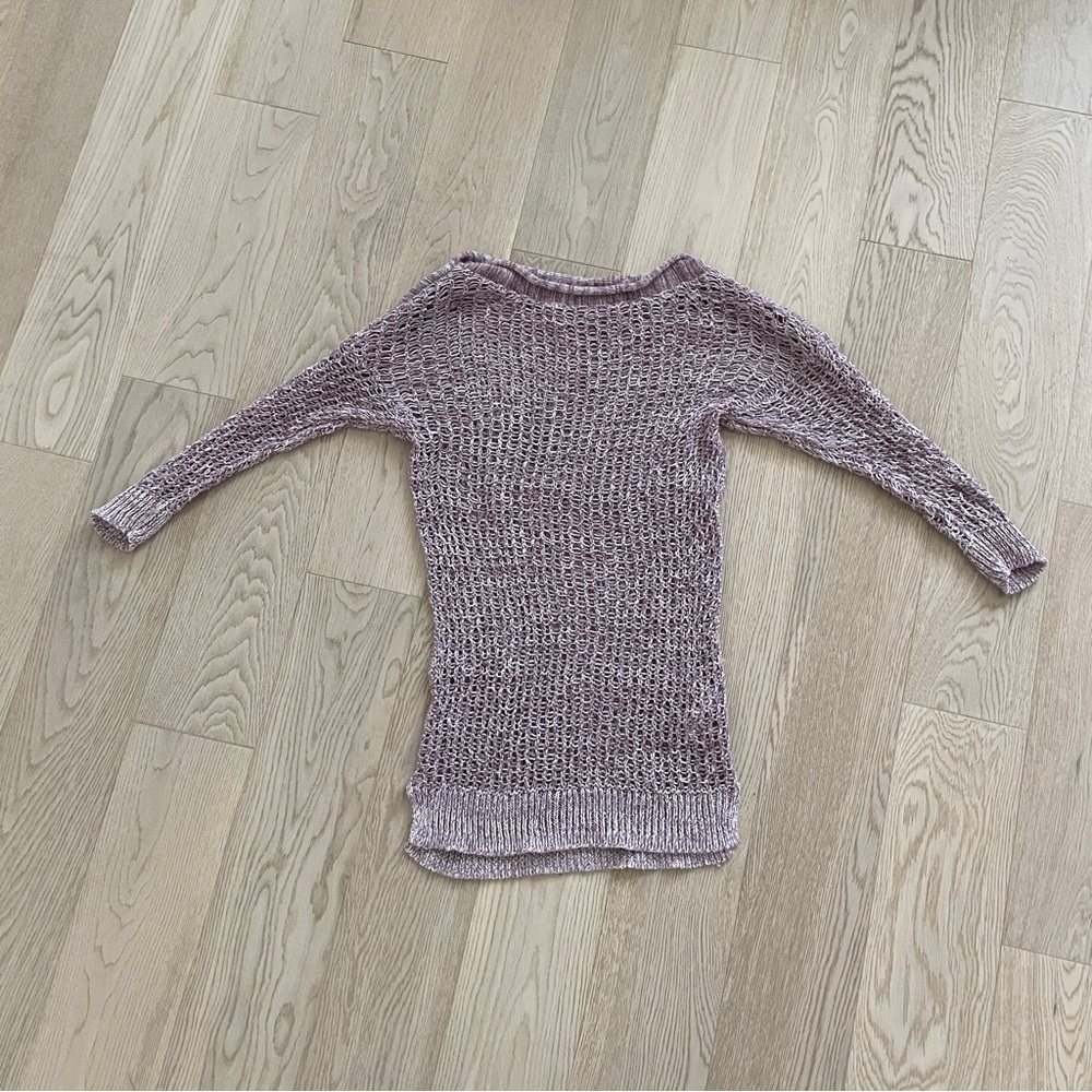Dynamite Purple Knit Sweater - Small